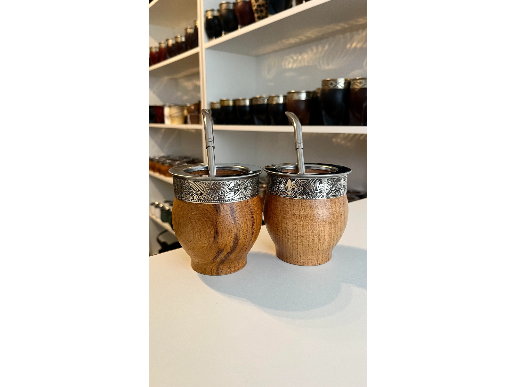 MATE IMPERIAL ALGARROBO VIROLA LISA