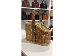 CANASTA CUERO CRUDO PREMIUM