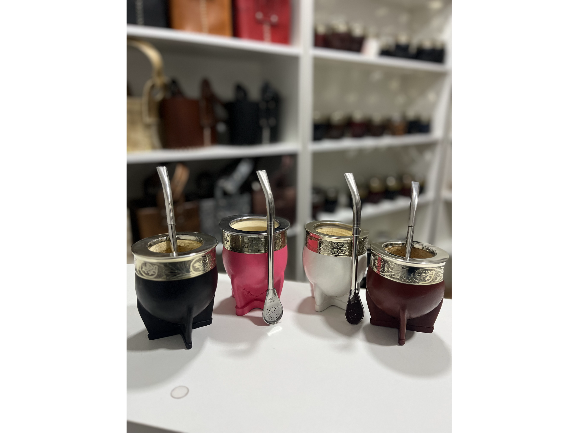 IMPERIAL CALABAZA VIROLA LISA ALPACA CON BOMBILLA PICO LORO