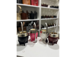 IMPERIAL CALABAZA VIROLA LISA ALPACA CON BOMBILLA PICO LORO