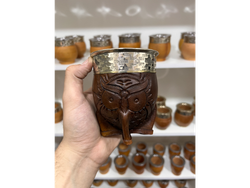 MATE IMPERIAL CON CUERO DIBUJADO BUO