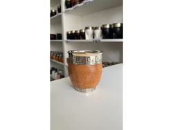 MATE IMPERIAL ALGARROBO CON BASE ALPACA