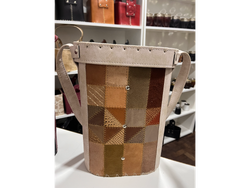 PORTA TERMO-BOLSO COLOR BEIGE CON GAMUZA