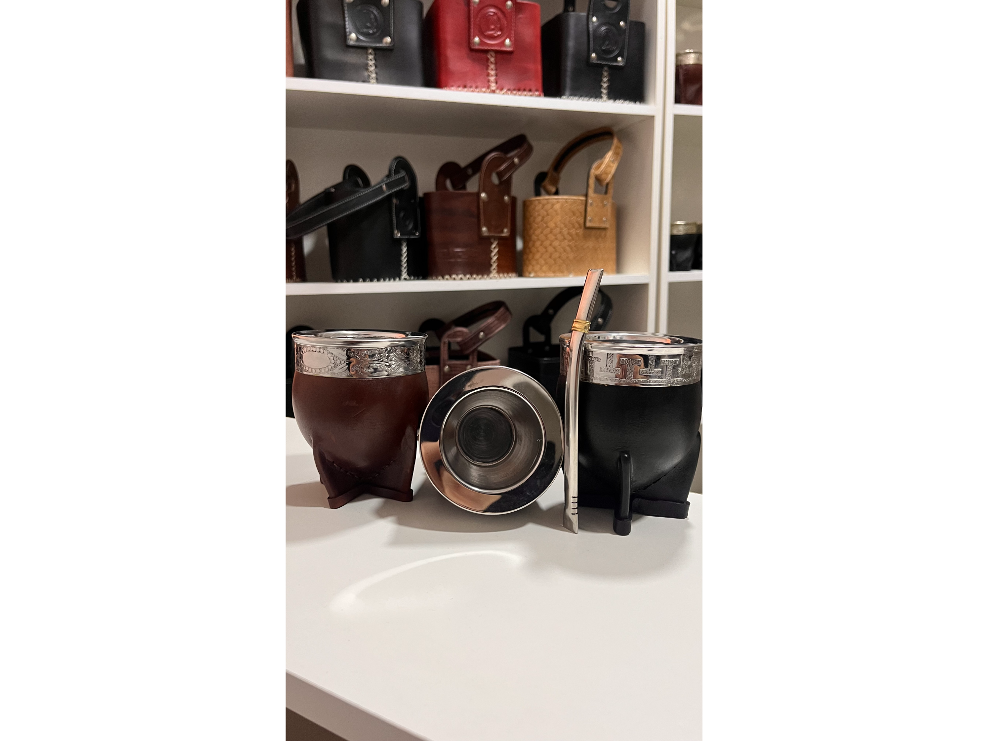 MATE IMPERIAL DELUXE CON BOMBILLA CHATA ACERO