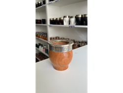 MATE IMPERIAL ALGARROBO CINCELADO ALPACA