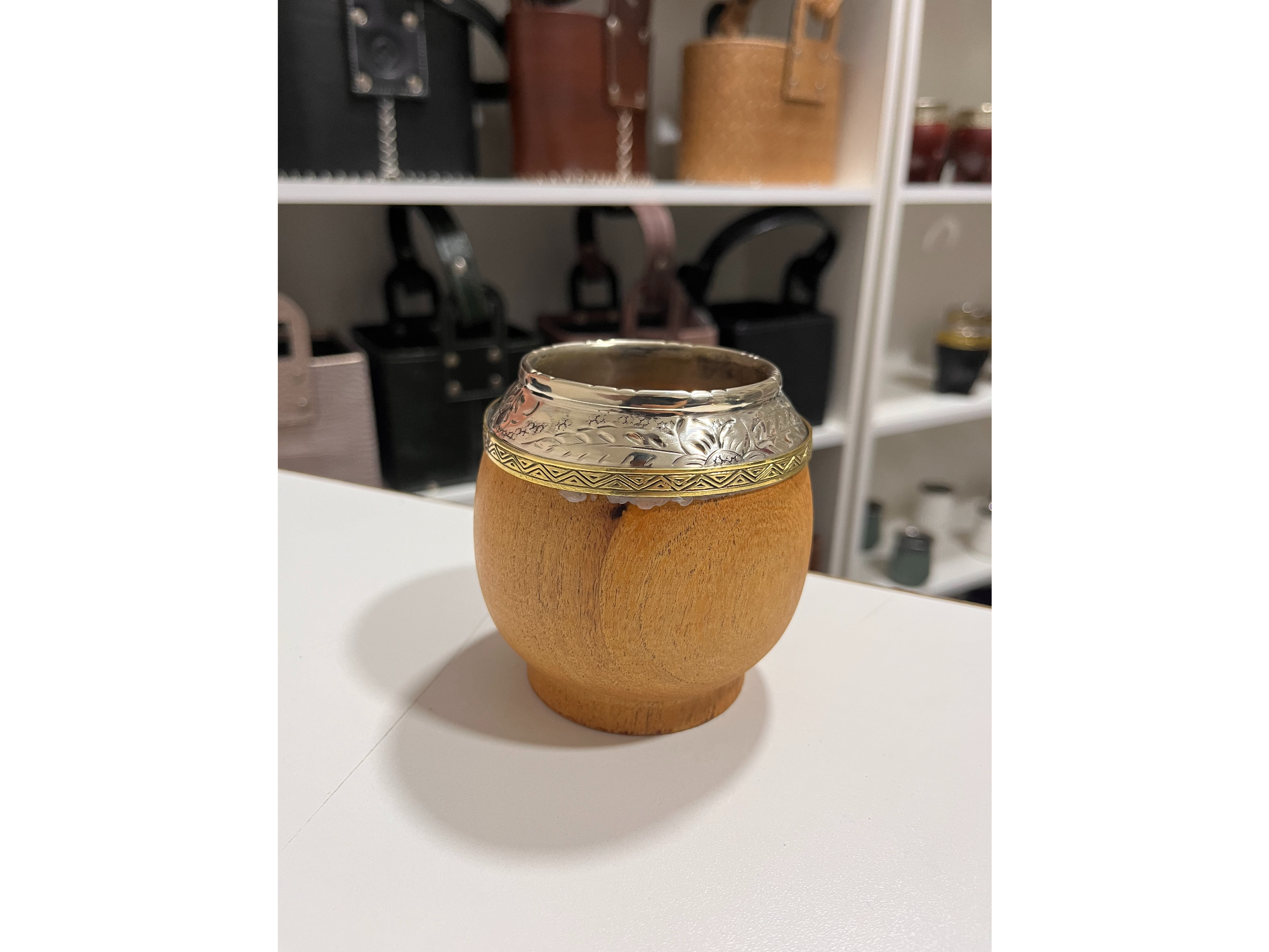 TORPEDO ALGARROBO CON ARO DE BRONCE