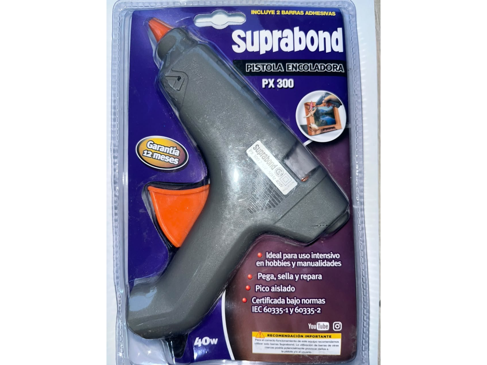 SUPRABOND PISTOLA ENCOLADORA GRANDE - Codigo 7793300230309