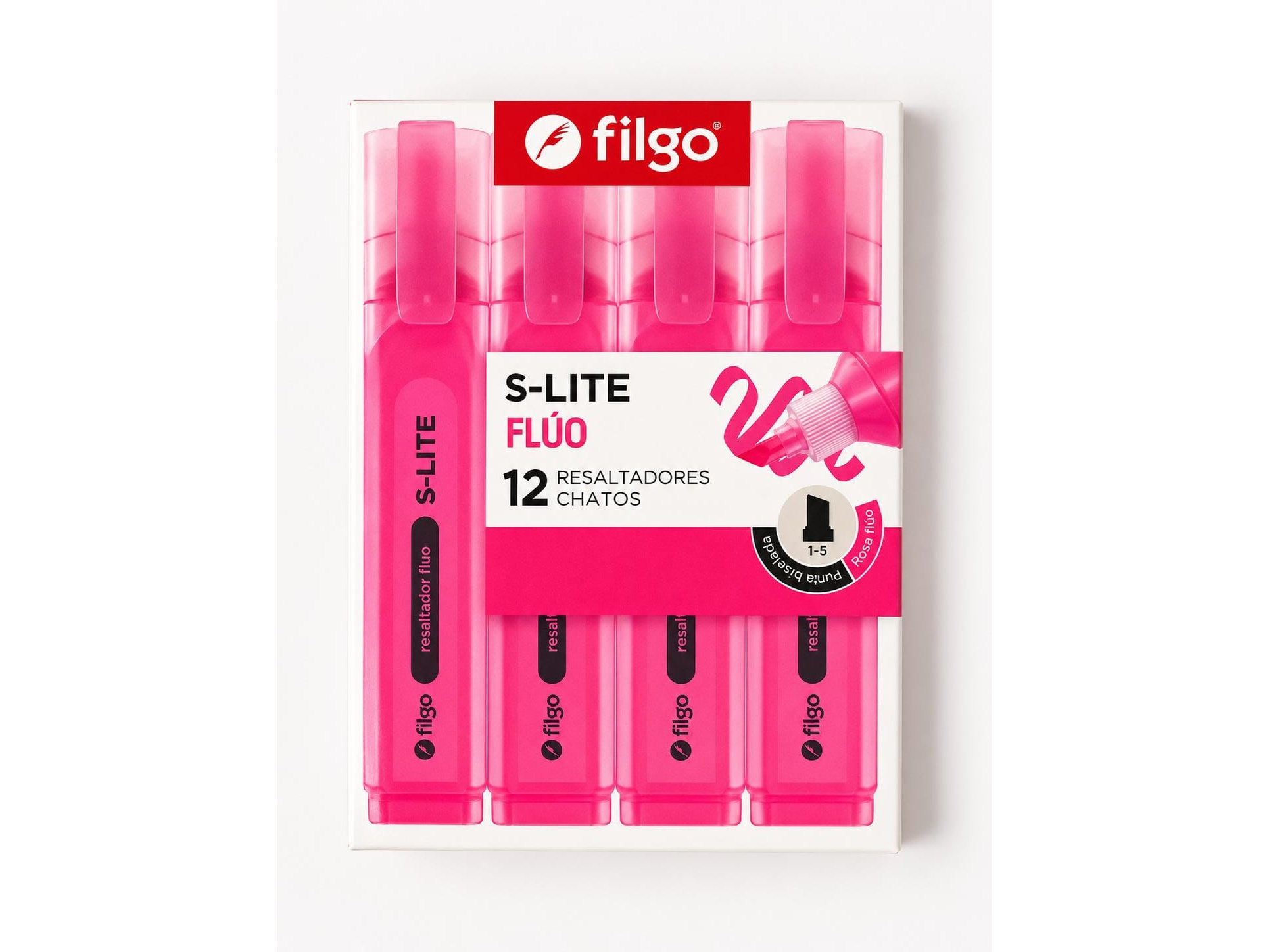Resaltador Rosa FLUO S-LITE FILGO - X unidad - (codigo) 259216 de Copy Rio
