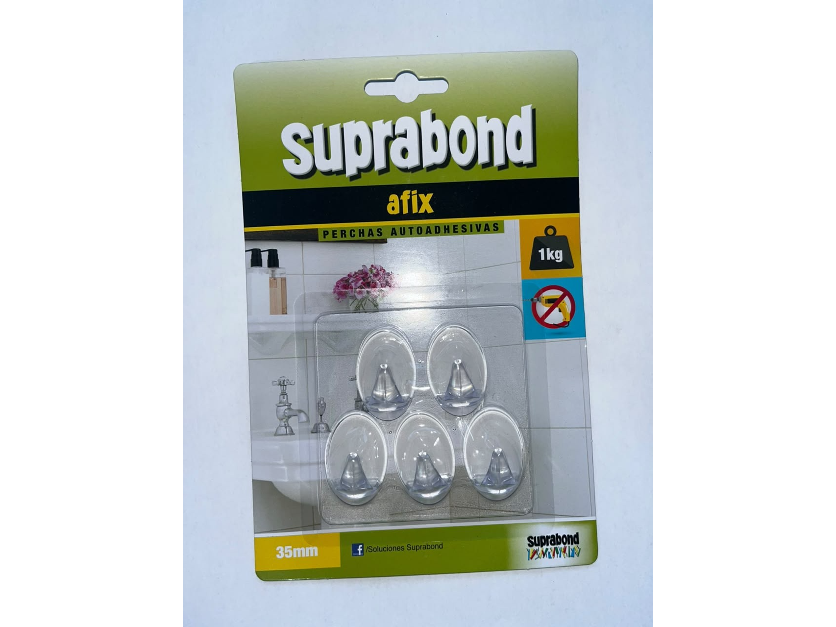 SUPRABOND PERCHTAS AUTOADHESIVAS 35 MM - Codigo 7793300050129