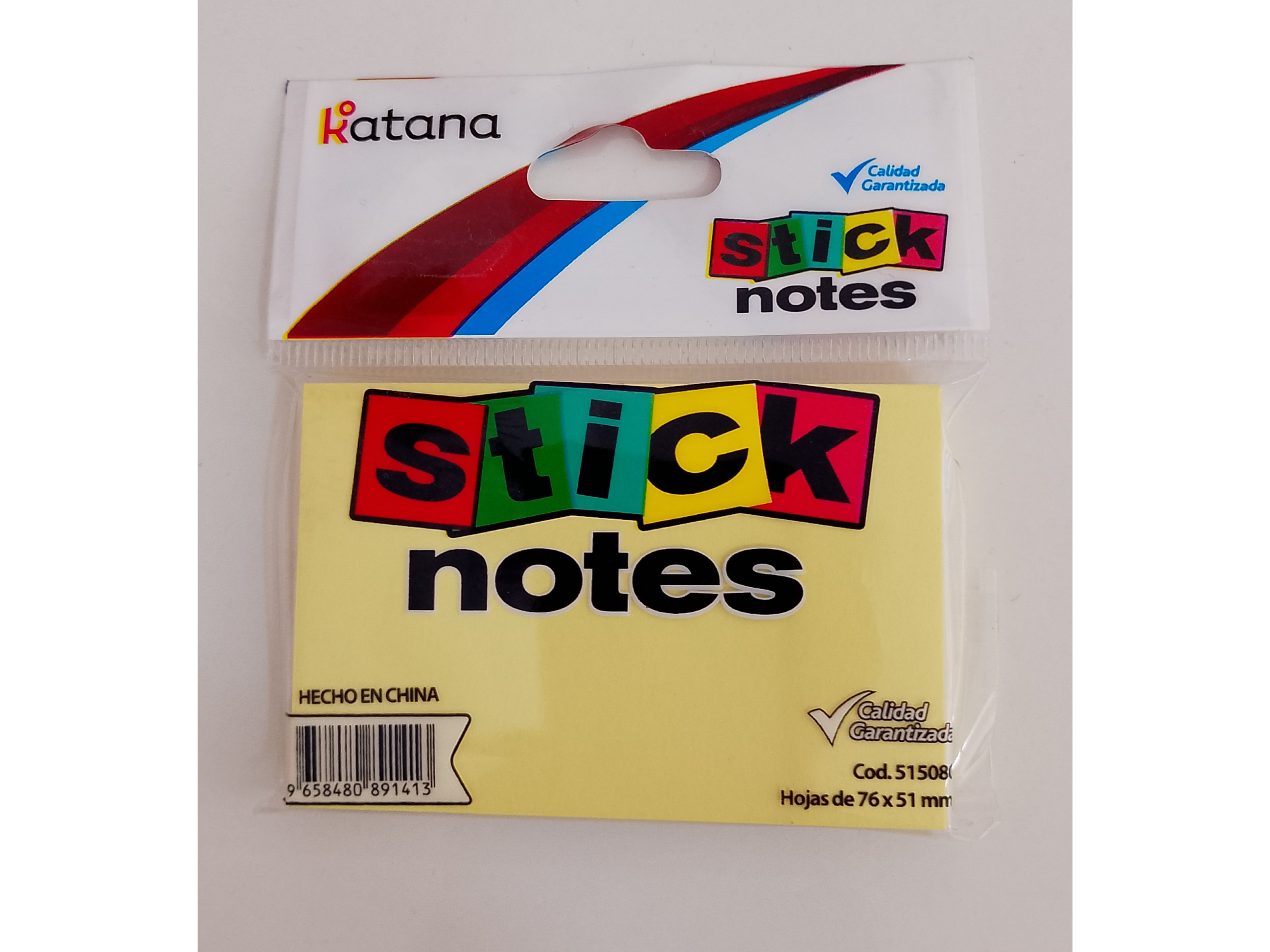 Notas Adhesivas KATANA - Código