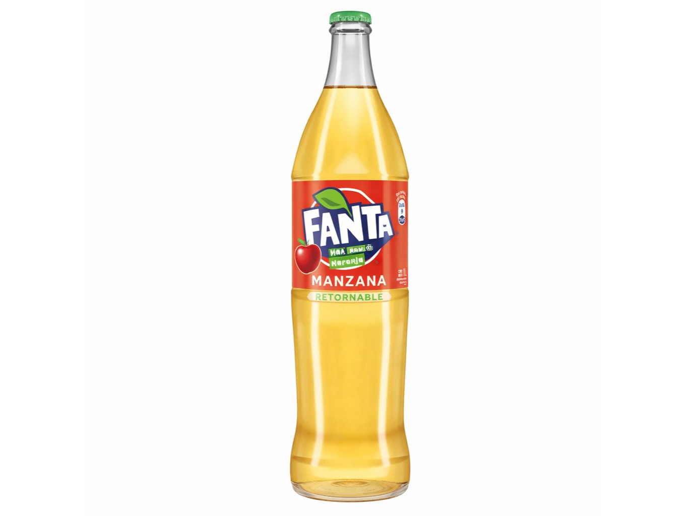 Fanta manzana 1L (retornable)