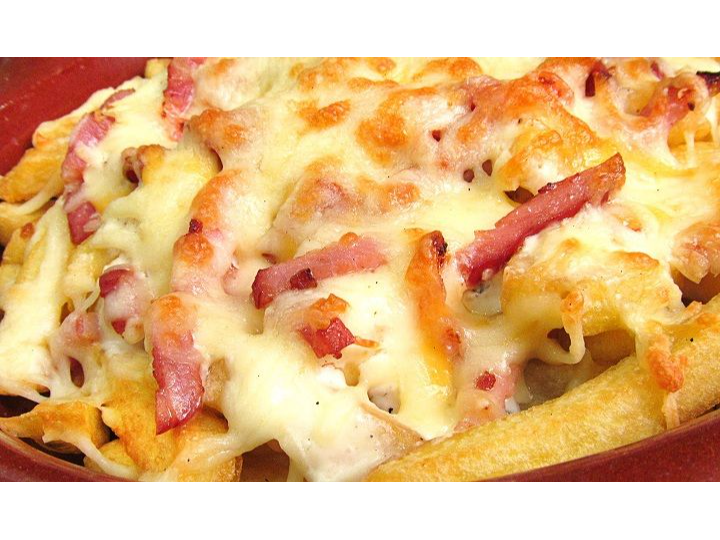 Fritas gratinadas
