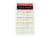 Fancy Square Tips Blanco Uñas Esculpidas Caja X 100 U36