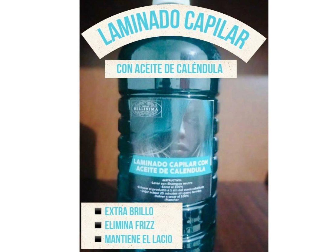 LAMINADO CAPILAR CON ACEITE DE CALENDULA