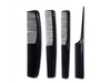 SET PEINES PELUQUERO X4