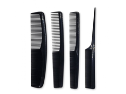 SET PEINES PELUQUERO X4