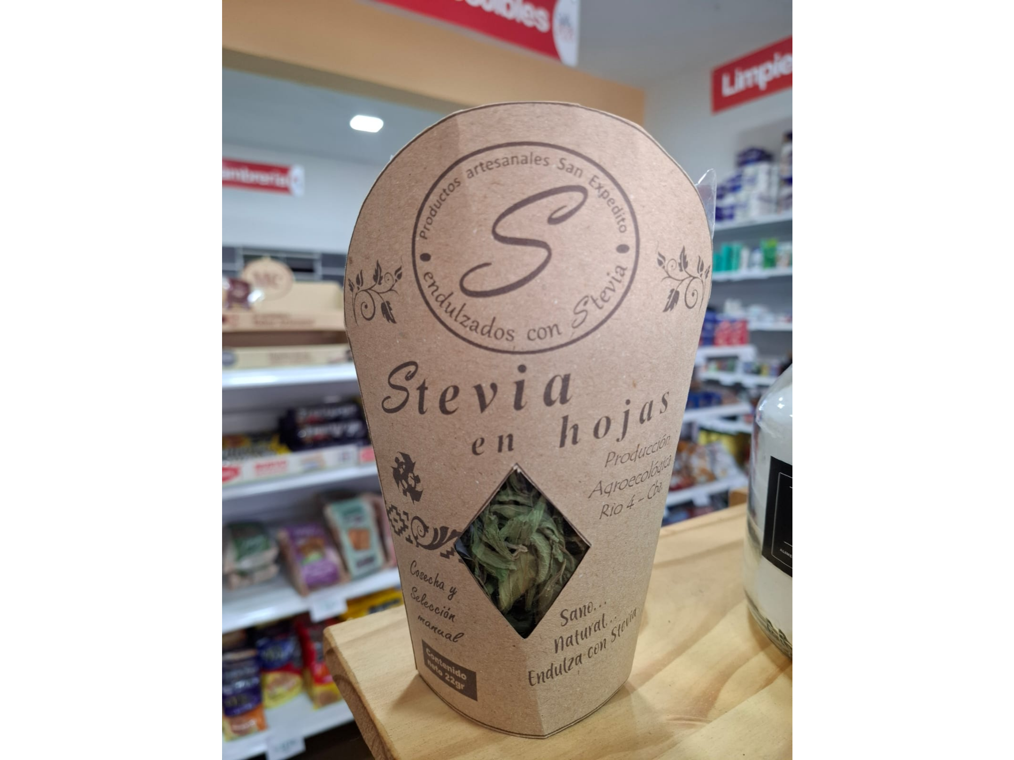 Hojas de Stevia picadas SAN EXPEDITO x22gr