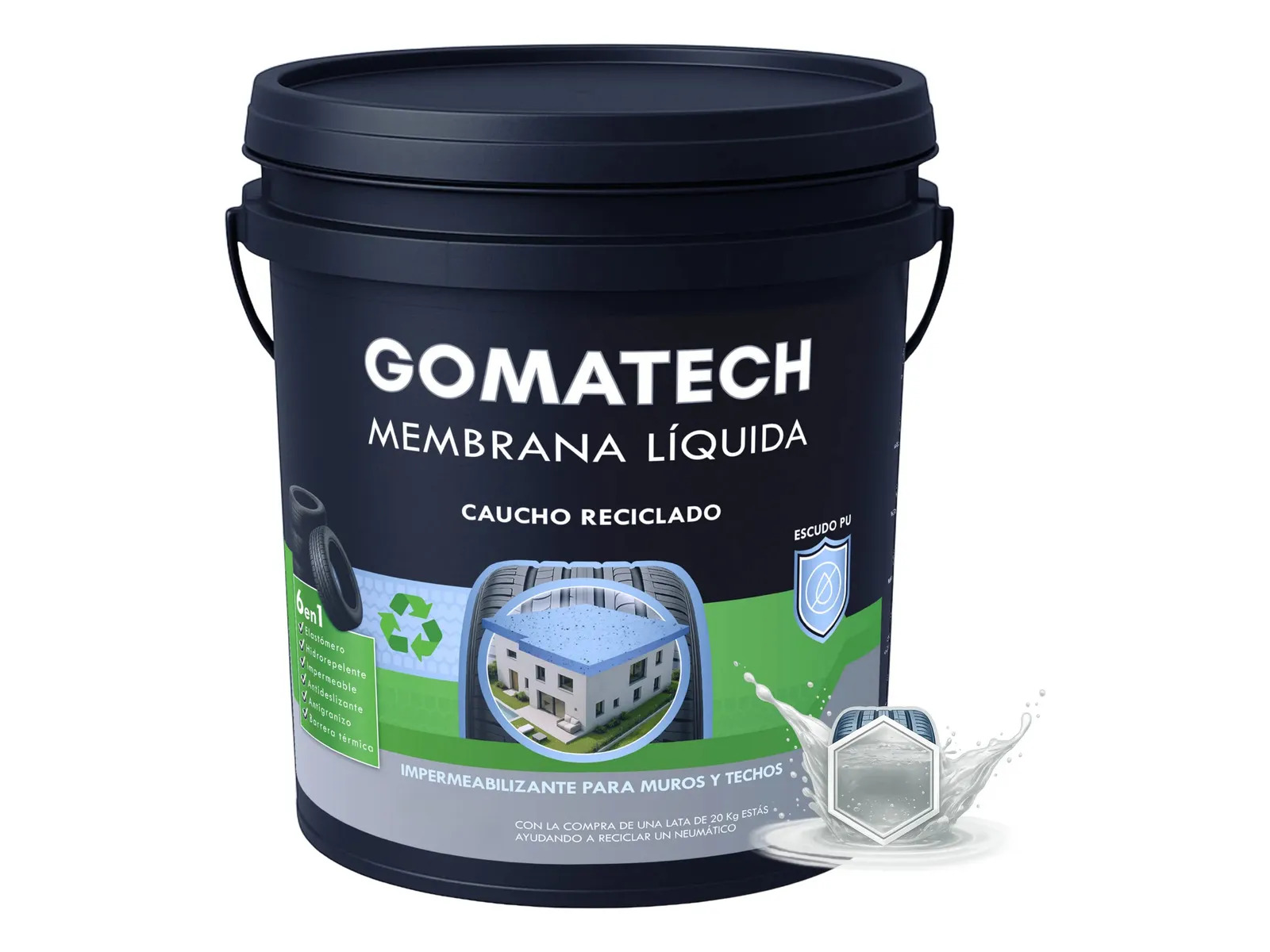 Membrana líquida 4kg Gomatech