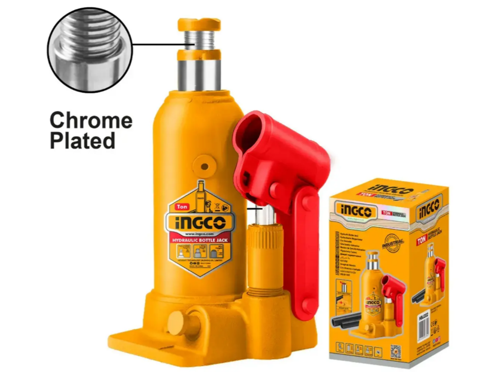 Gato Hidráulico Para Vehículos Ingco Hbj1004 Formato Botella