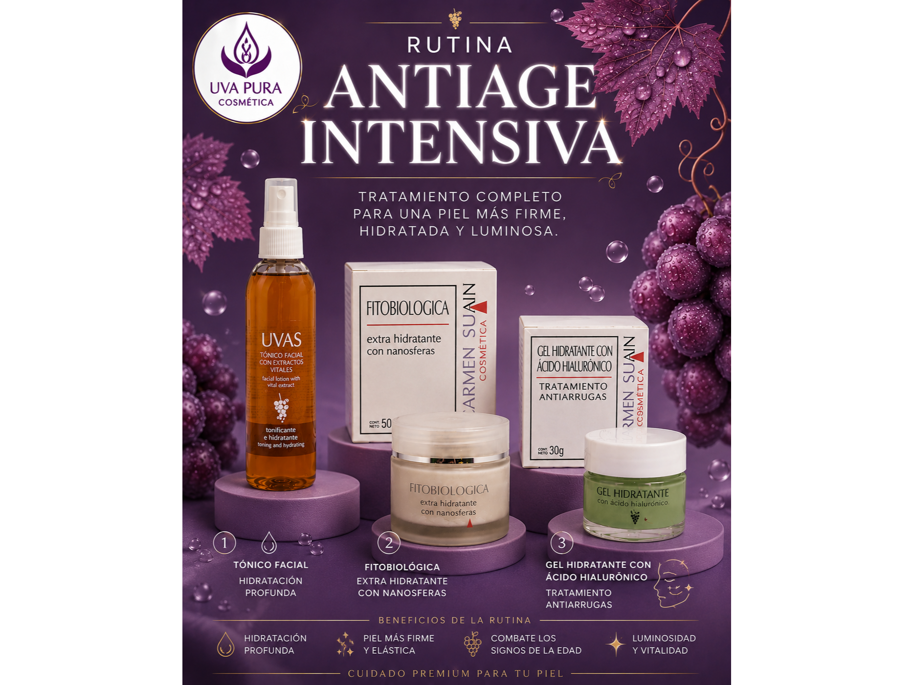 Rutina Antiage Intensiva -Apta Celiacos-