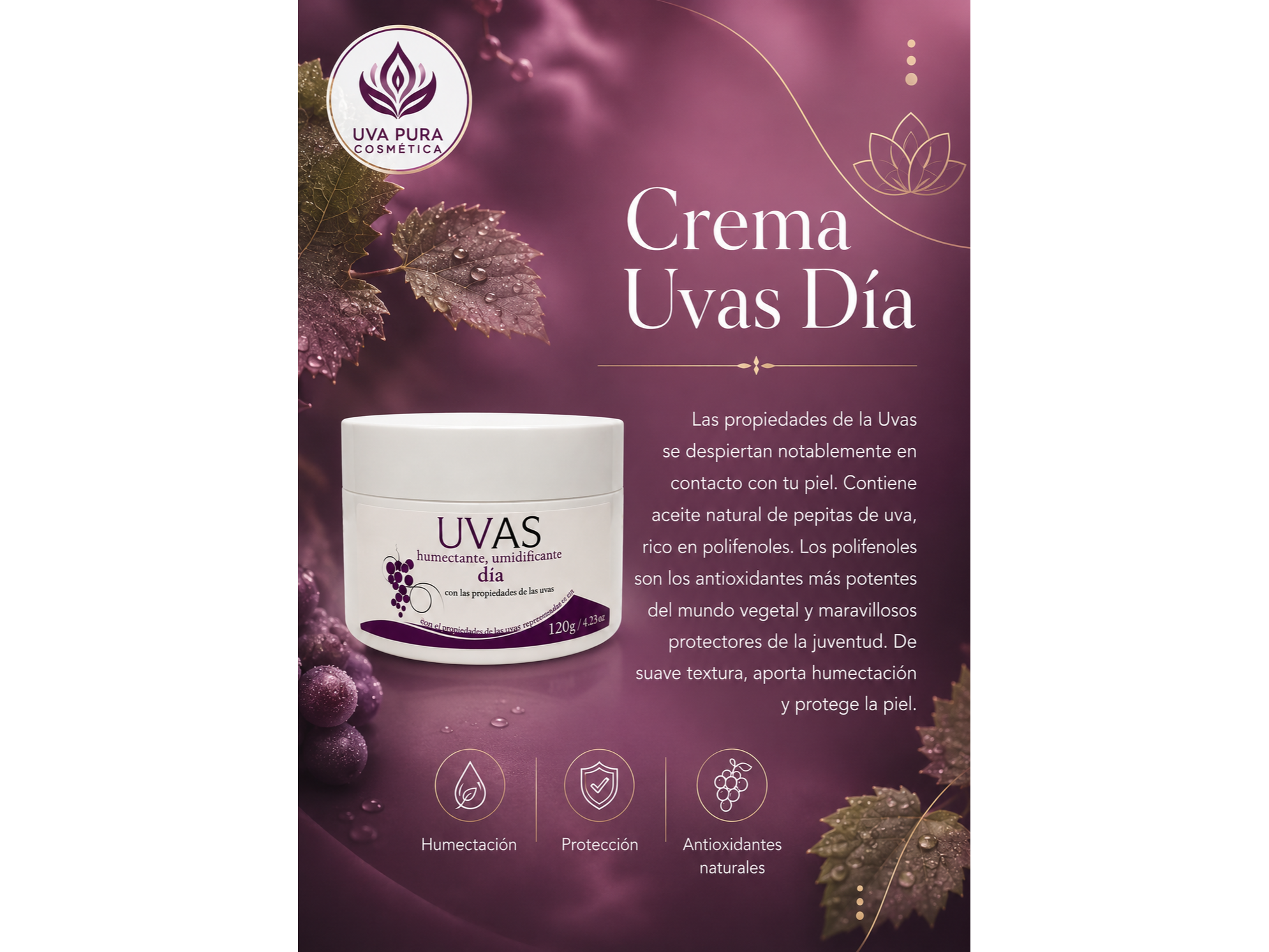 Crema Uvas Dia