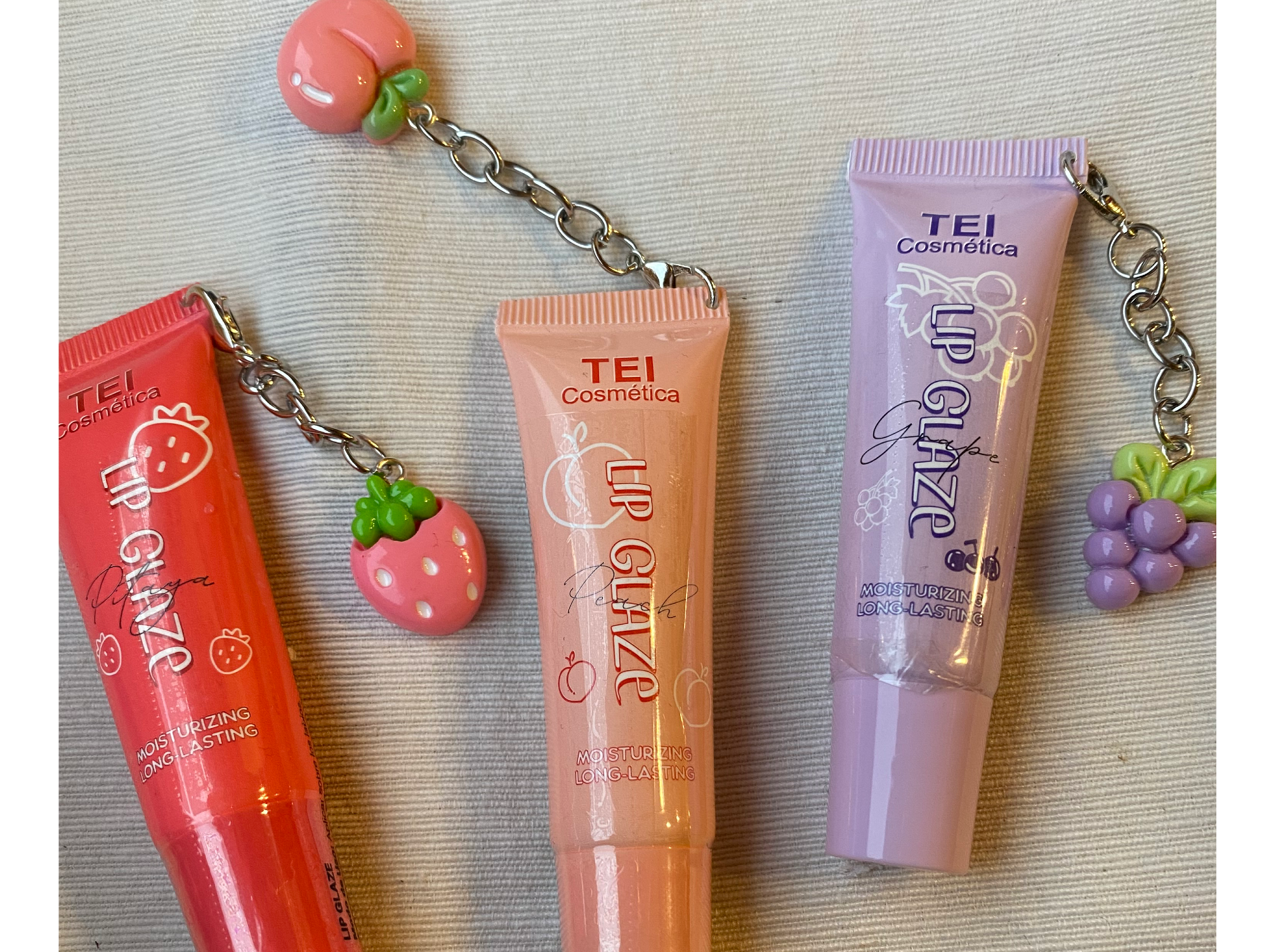 Lip glaze con llavero