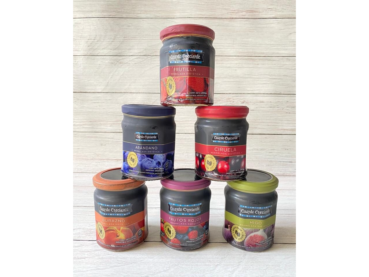 Mermelada con Stevia "Cuarto Creciente"