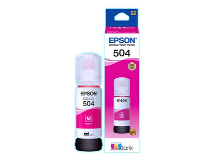 BOTELLA DE TINTA EPSON 504 MAGENTA