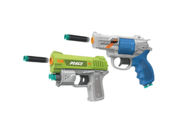 PISTOLA X2 DE DARDOS EVA M1911 Y REVOLVER KIDS