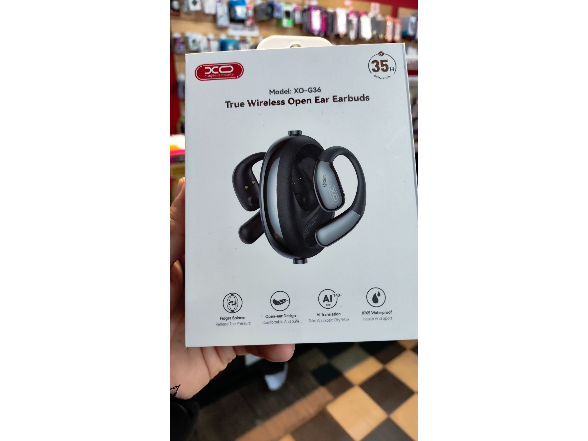 AURICULAR BLUETOOTH XO - G36 TRADUCTOR DE IDIOMAS (Copia)