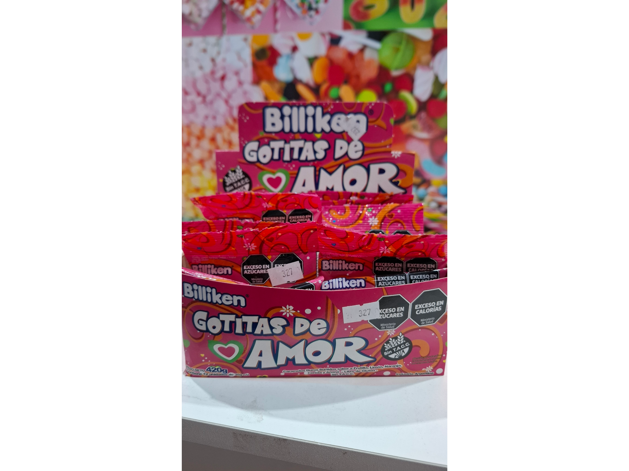 Caramelos Gotitas de Amor Billiken 35gr