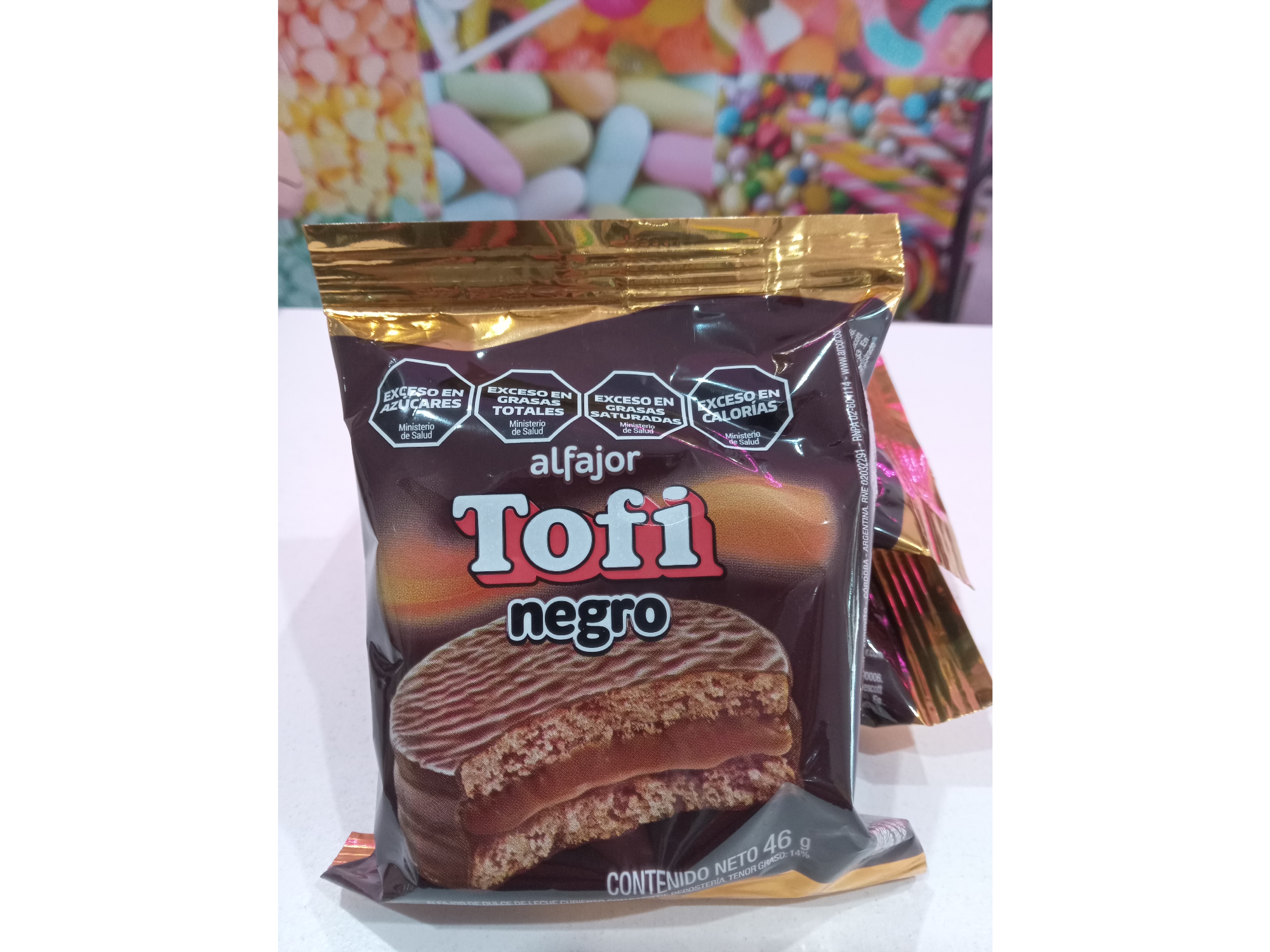 Alfajor Tofi negro 46gr