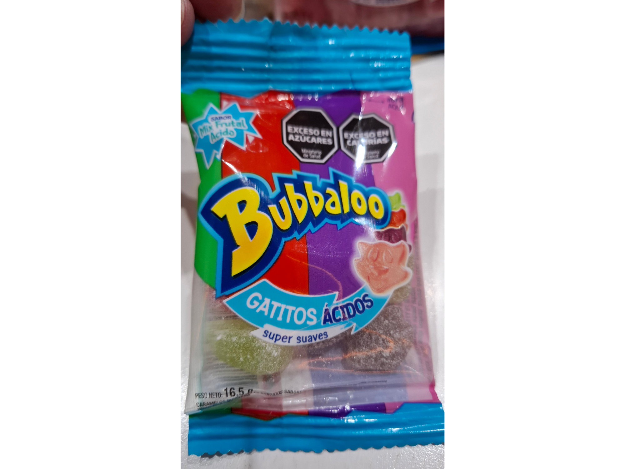 Bubbaloo Gatitos Acidos 16,5gr