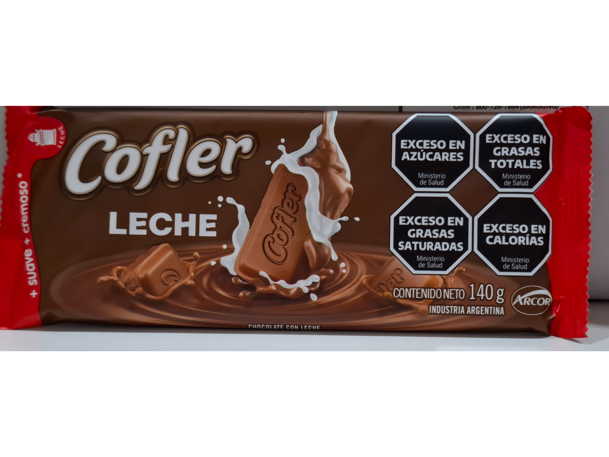 Chocolate Cofler Leche 140gr
