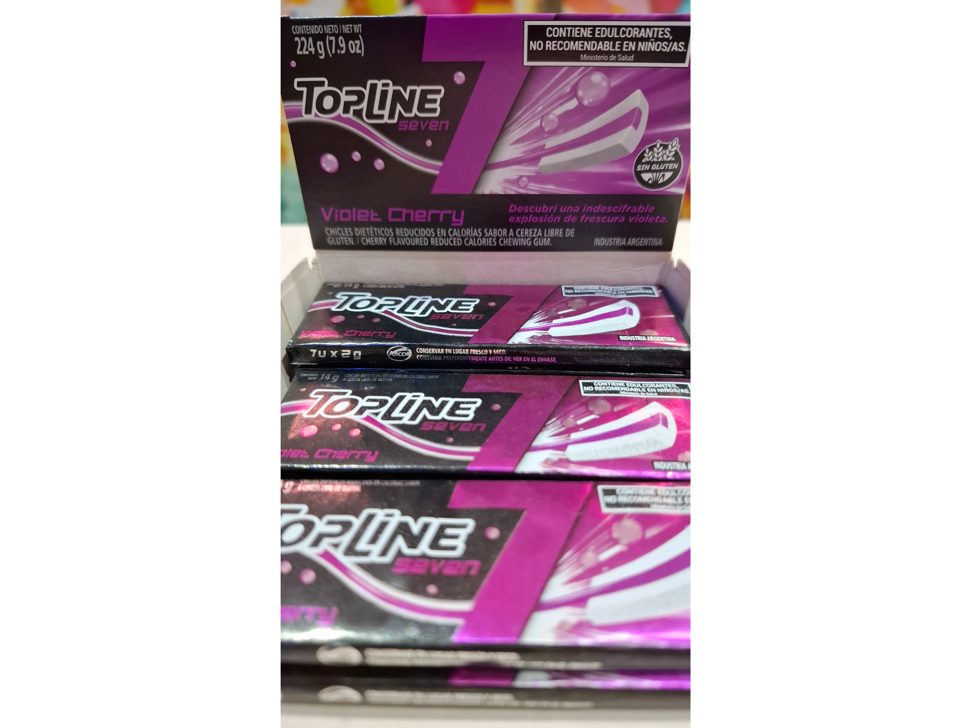 Chicle TopLine Seven Violet Cherry