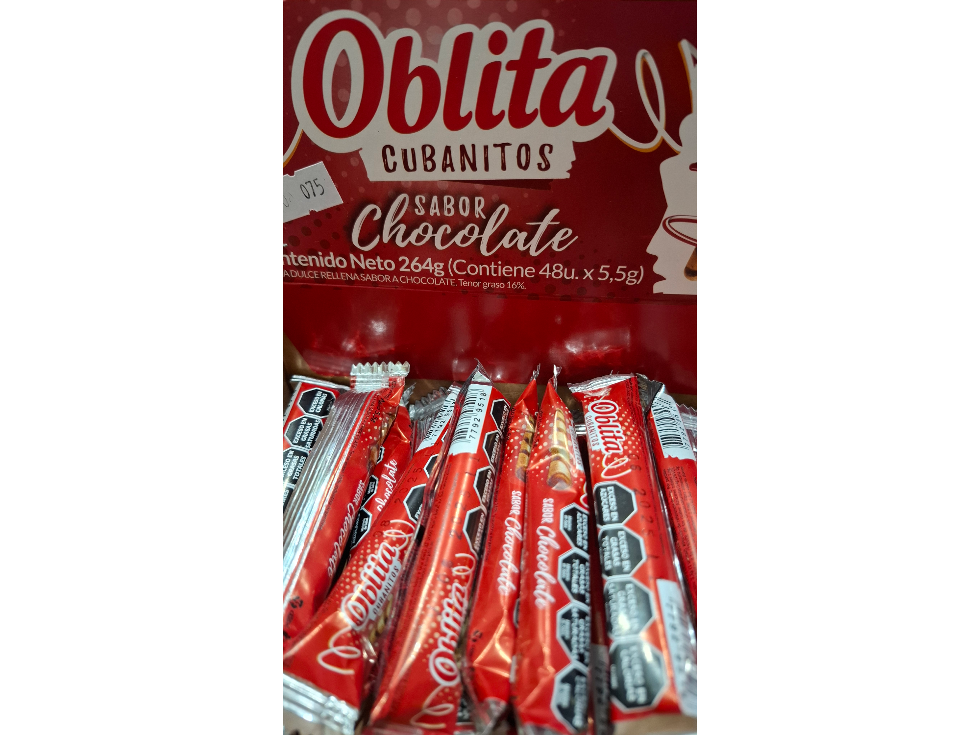 Cubanitos Sabor Chocolate