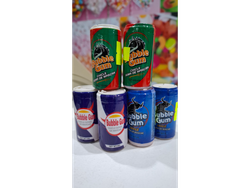 Chicle Bubble Gum juguete Latita Gaseosa