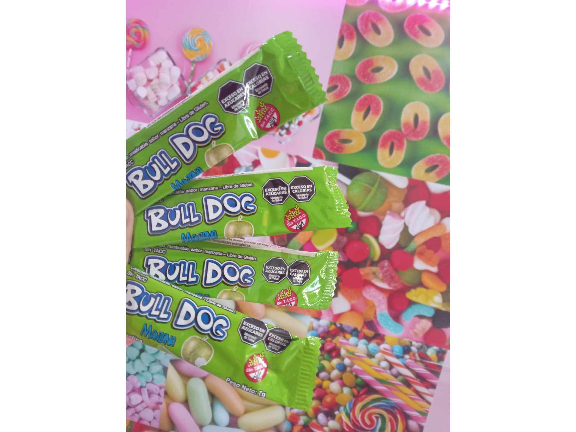 Bull Dog sabor Manzana 7gr