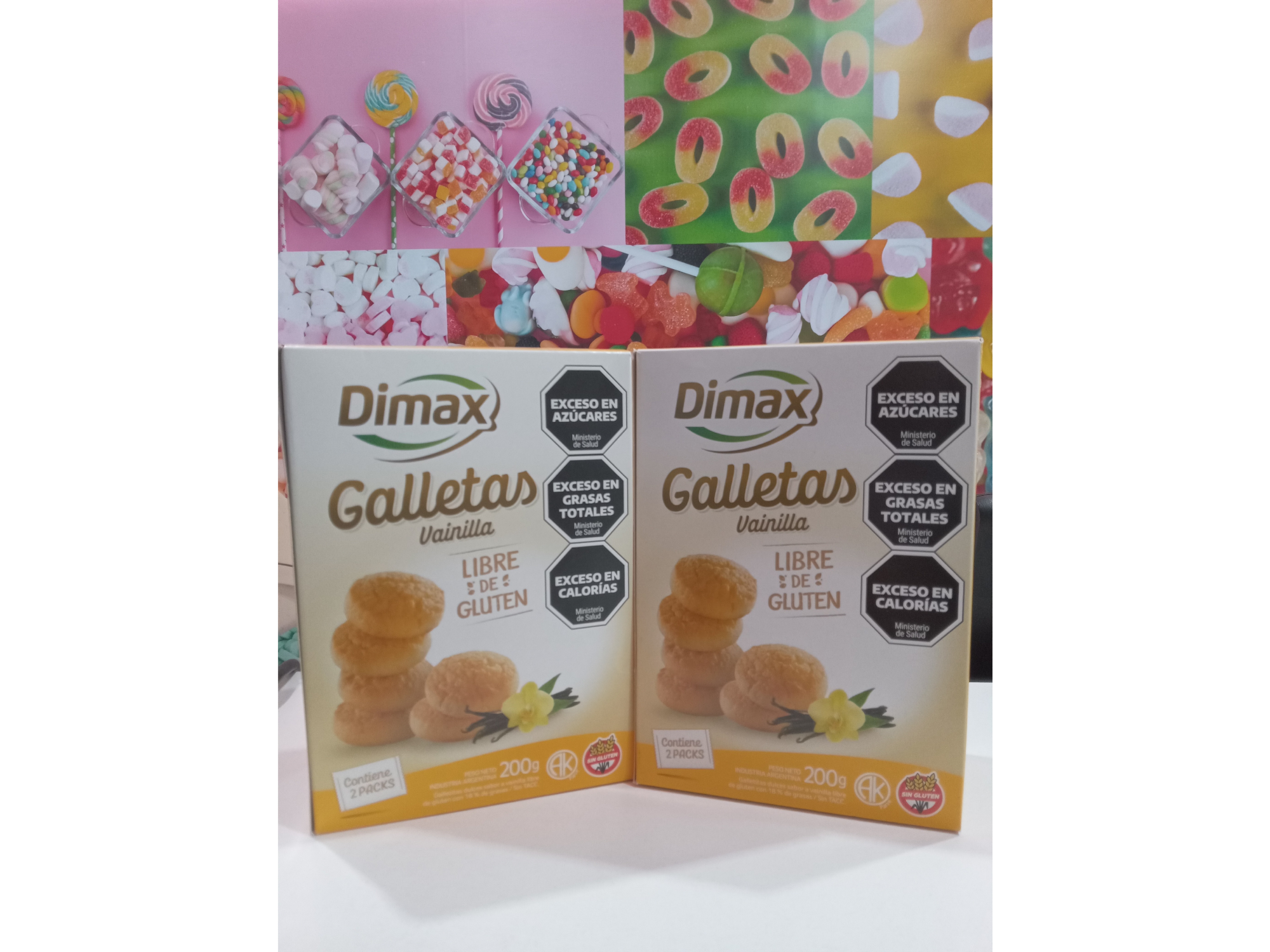 DIMAX Galletas vainilla 200gr