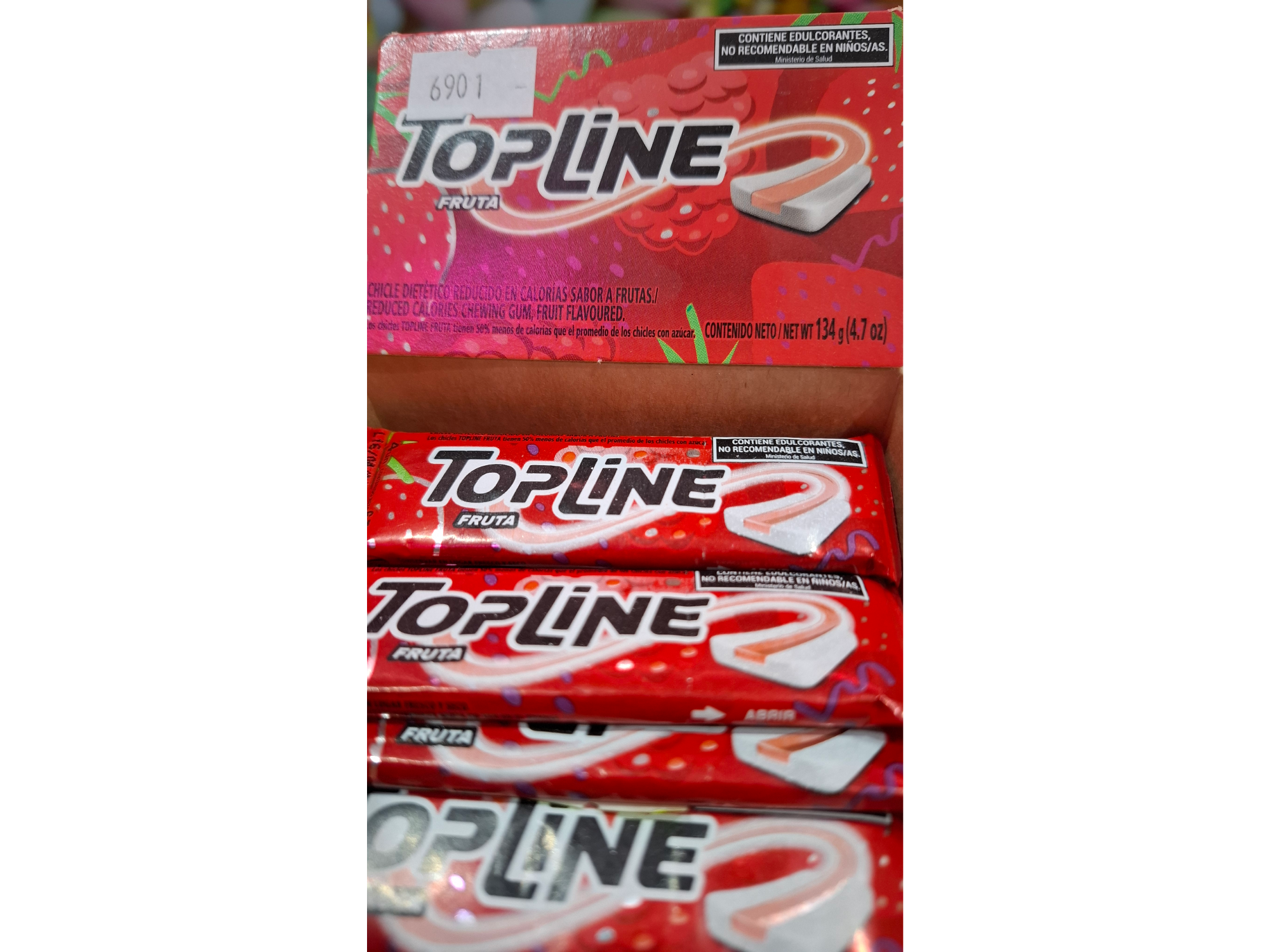 Chicle TopLine Fruta