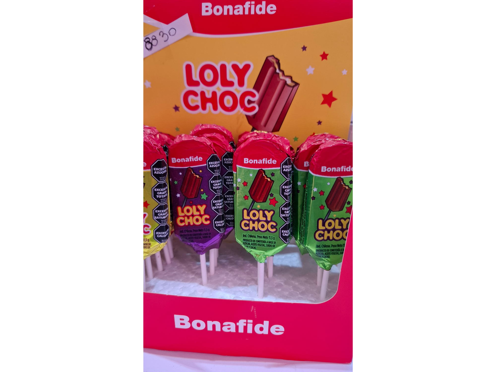 Paleta de Chocolate Loly Choc
