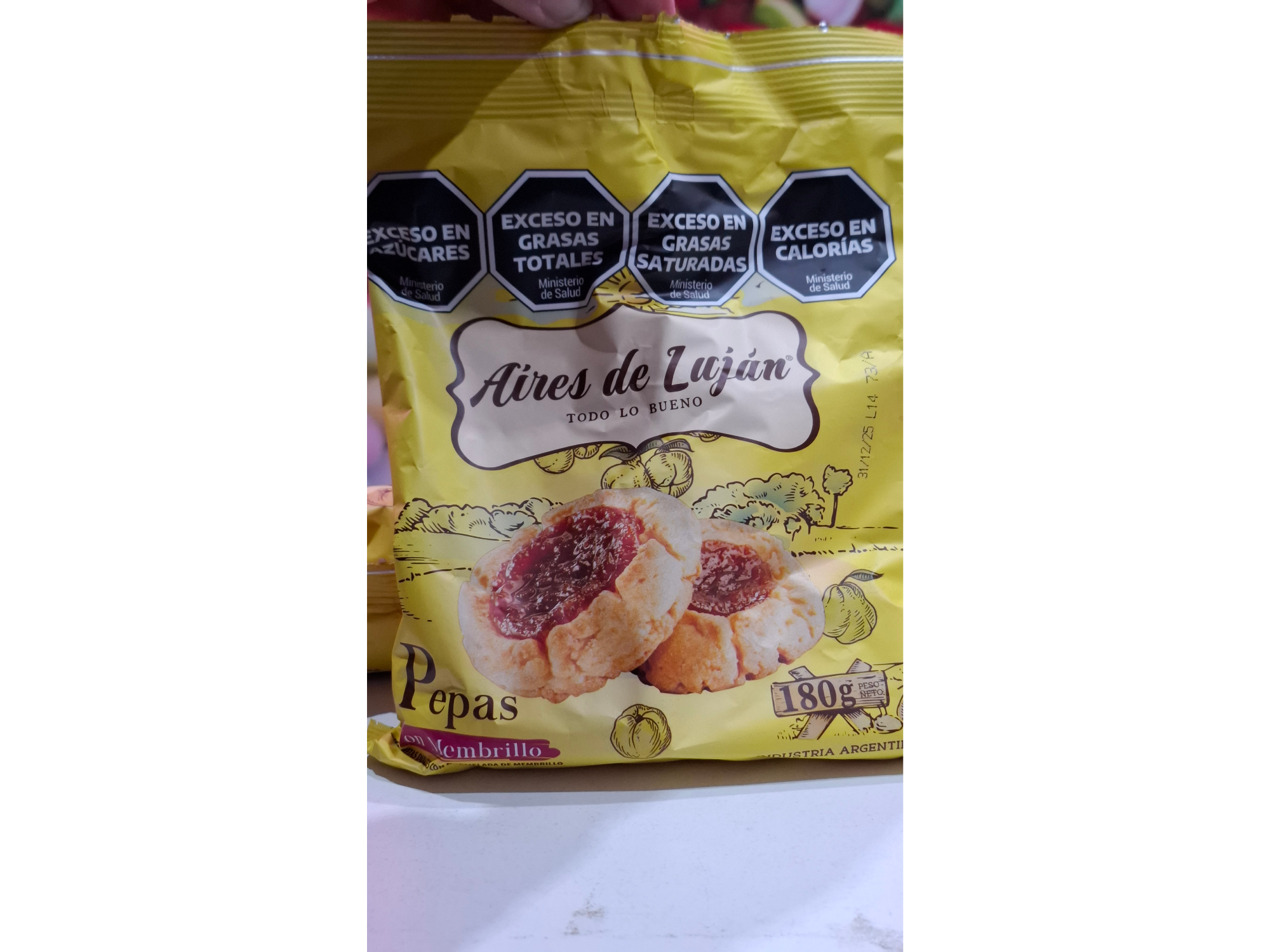 Galletas Pepas Aires de Lujan 180gr