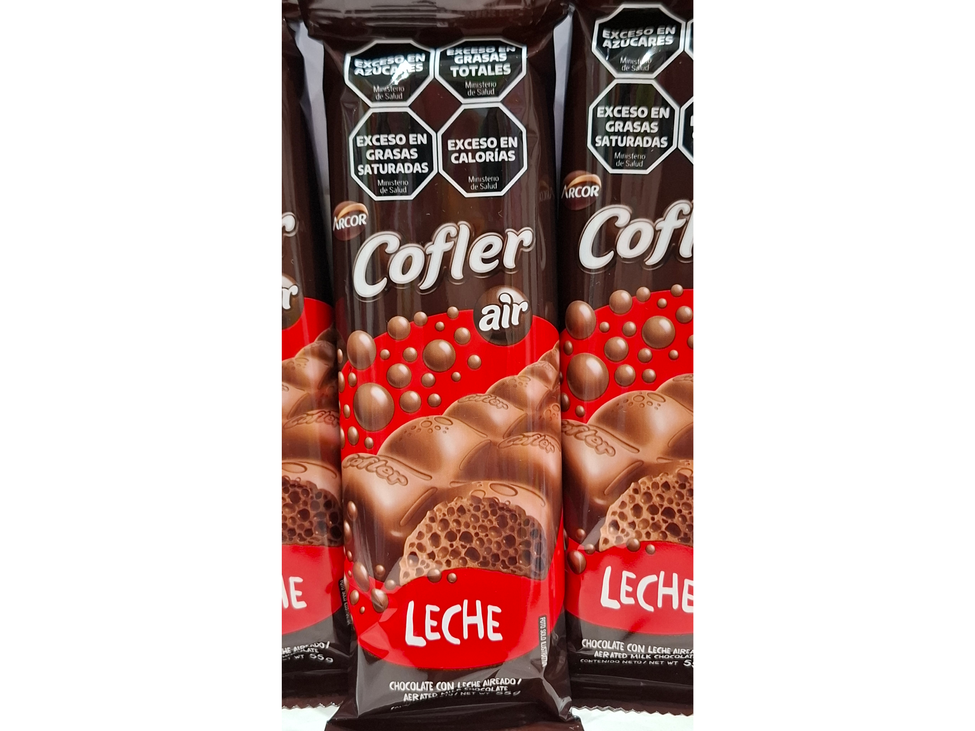 Chocolate Cofler Aireado Leche 55gr