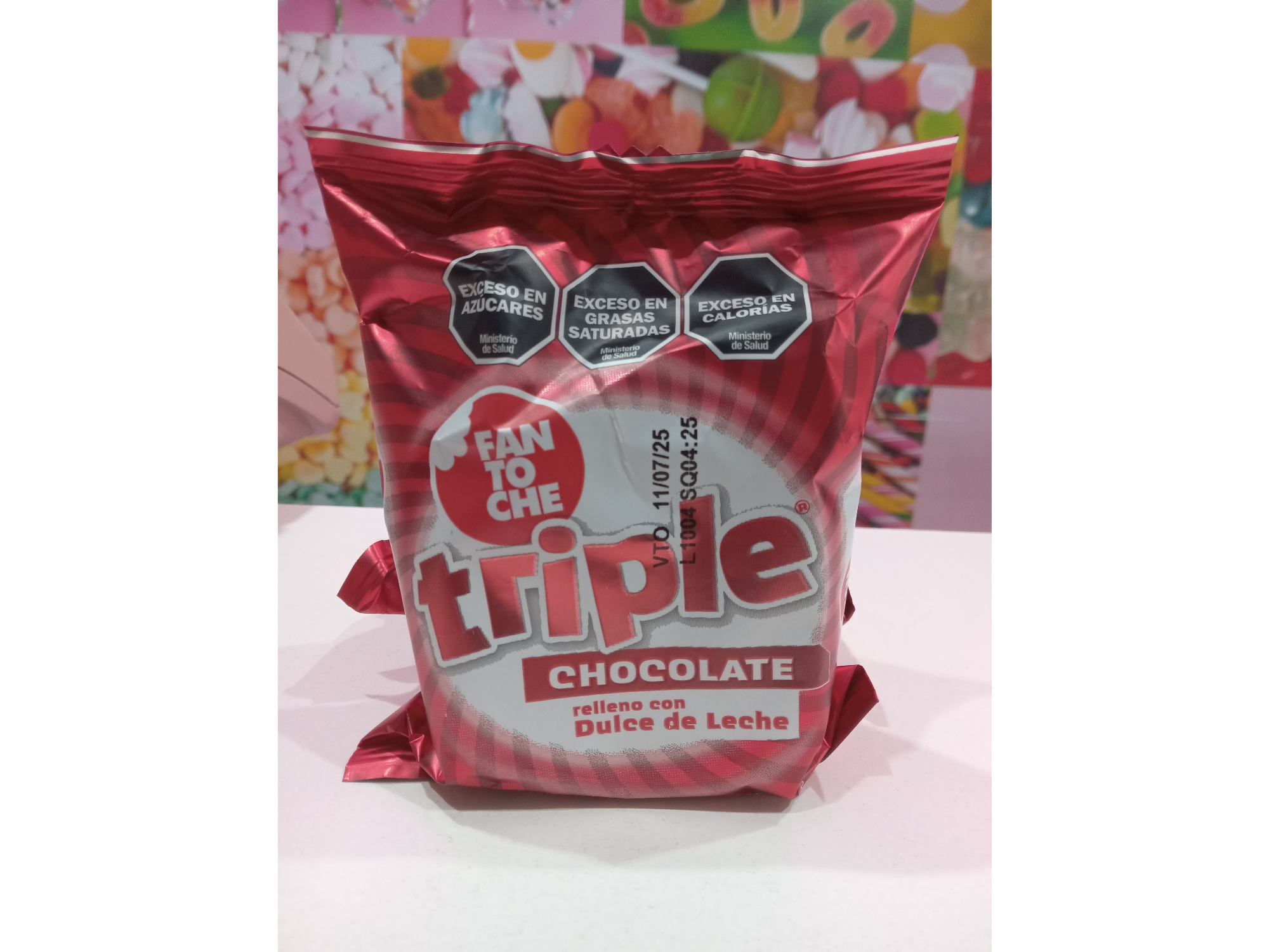 Alfajor fantoche triple Negro 85gr