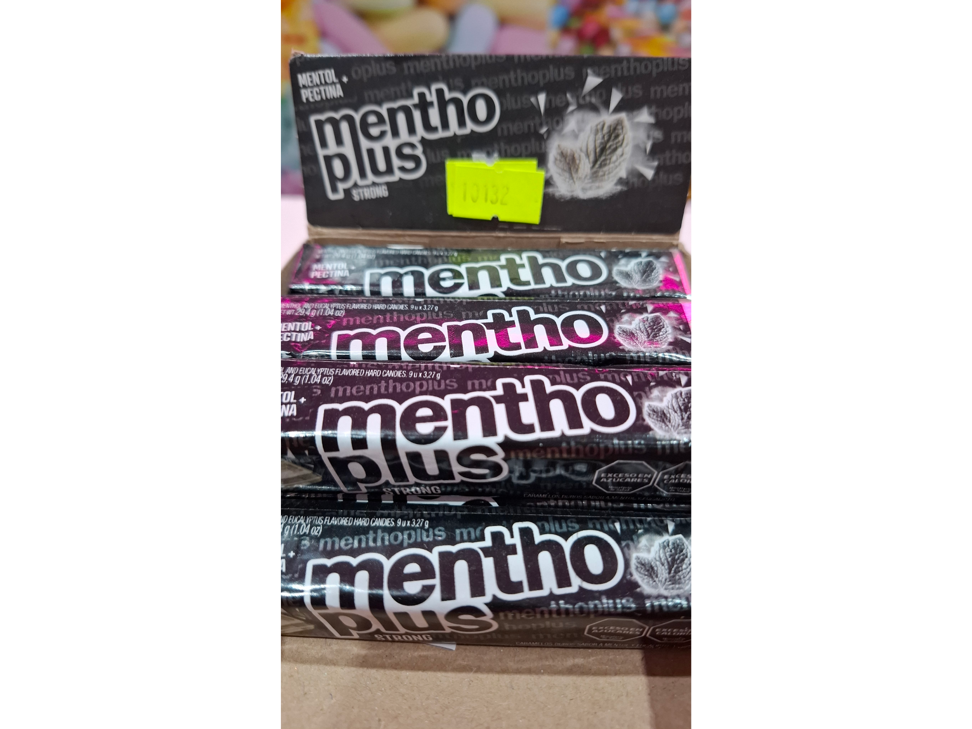 Caramelos Mentho Plus Sabor Strong