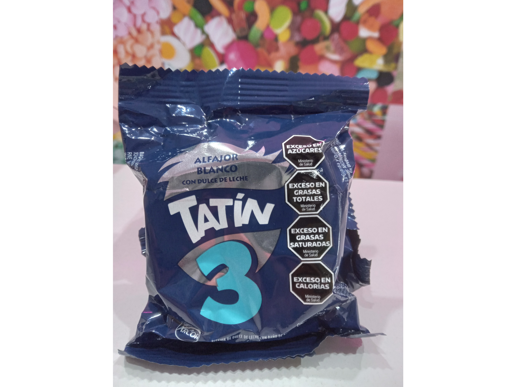 Alfajor Tatín Triple blanco 60gr