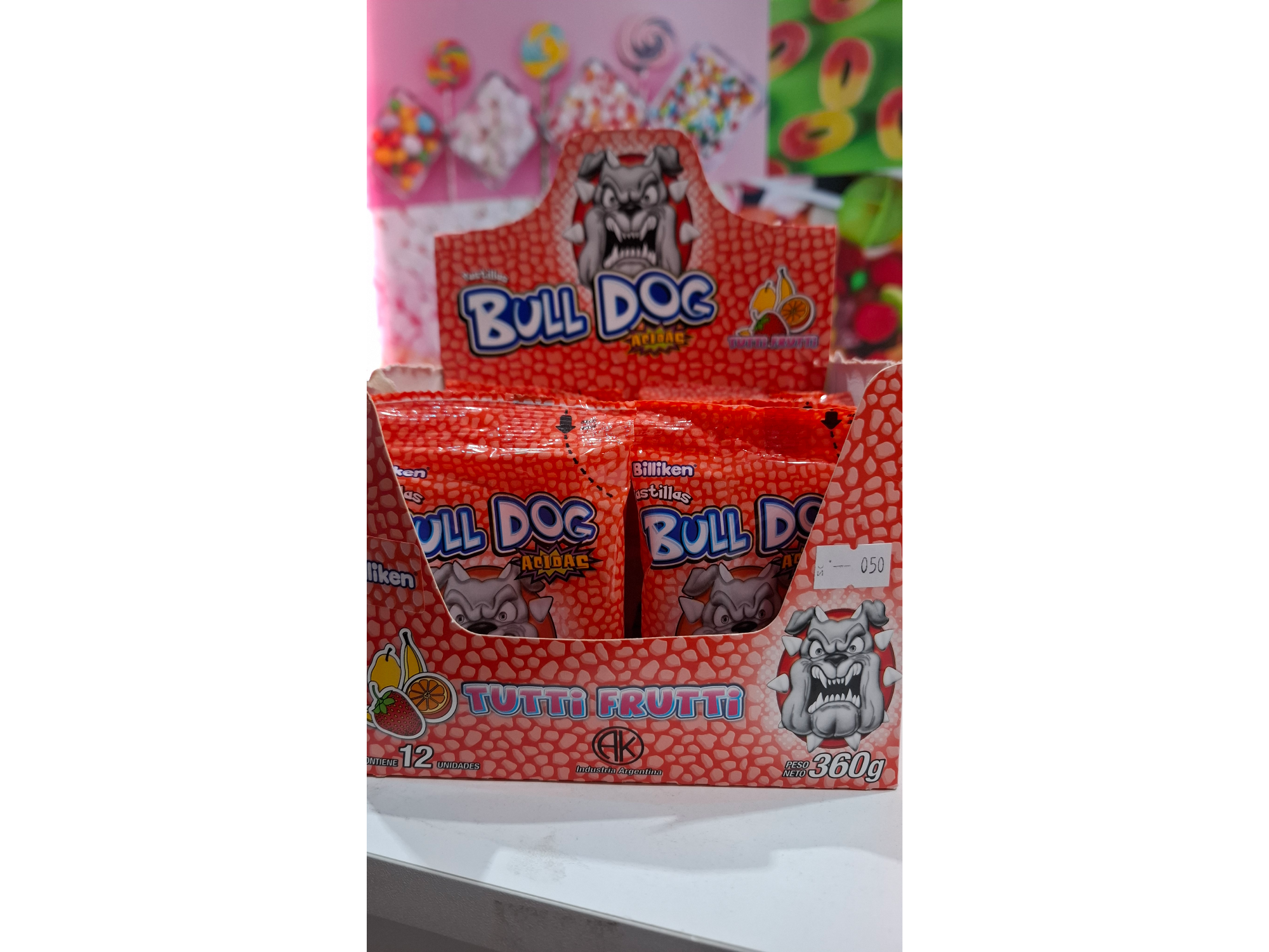 Pastillas Acidas Bull Dog Tutti Frutti