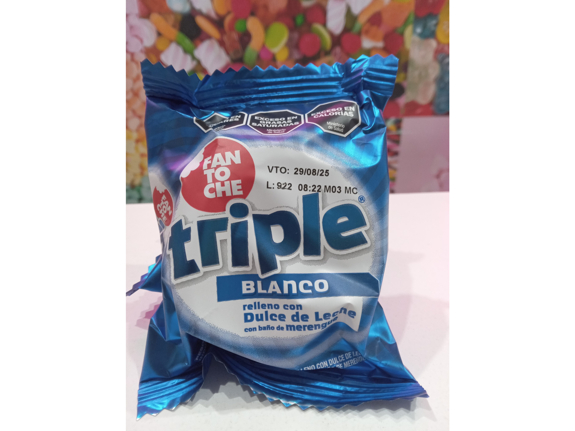 Alfajor Fantoche triple blanco 85gr
