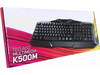 Teclado multimedia K500M