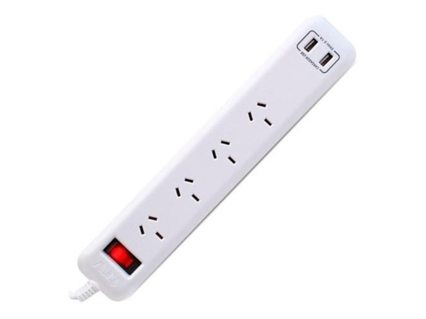 ZAPATILLA MULTIPLE TRV 4 TOMAS + 2 USB 2.1A PLG002